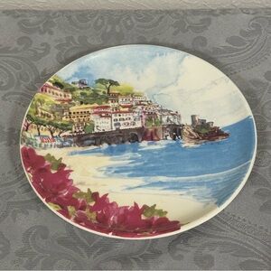 🌴 Coast Scenery Decorative Plate